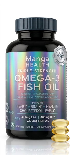 Omega-3 Fish Oil Triple-Strength