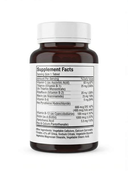 Super B-Complex + Acide folique + Vitamine C
