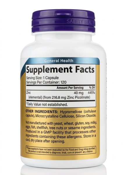 Zinc Picolinate 40mg