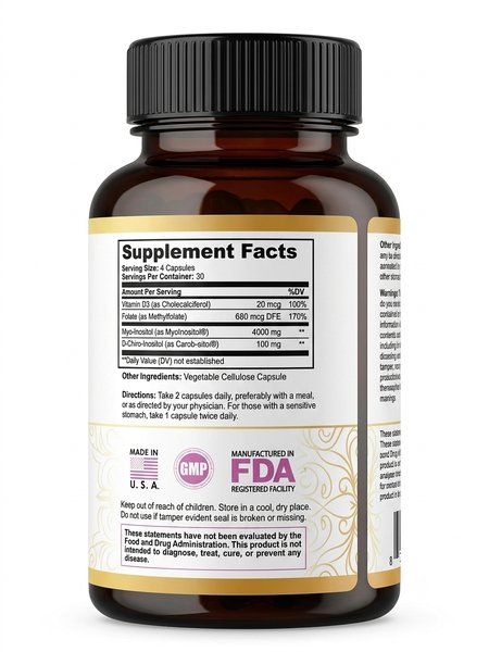 Myo & D-Chiro Inositol + Folate + D3