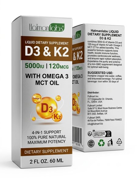 Liquid D3 & K2 de Hatman Labs par Manga Health