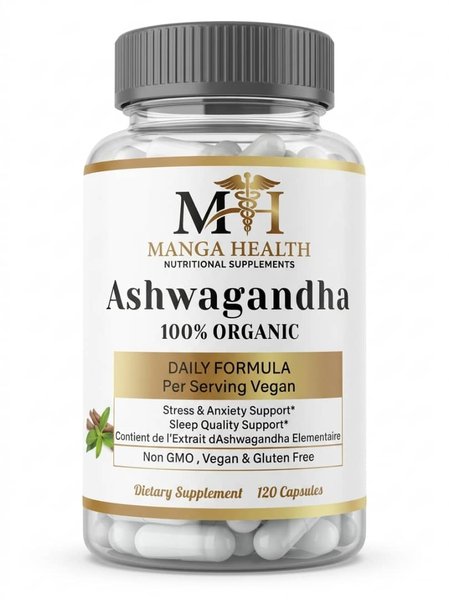 Ashwagandha 100% Organic Manga Health