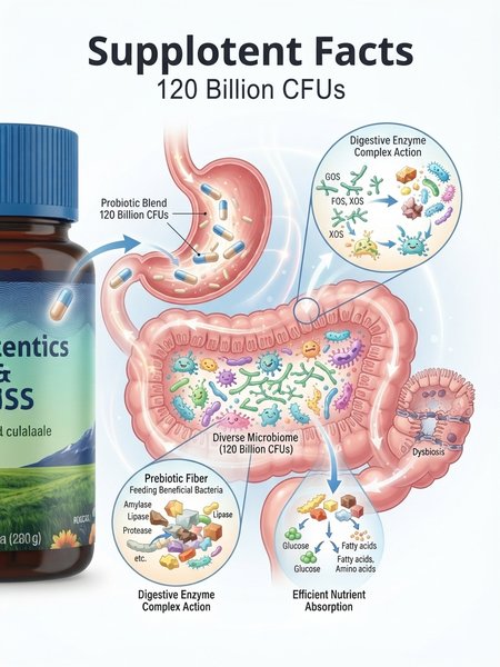 Probiotic 120 Billion Cfus