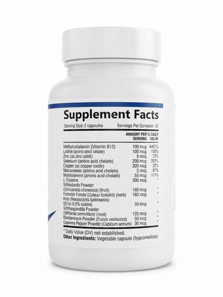 Thyroid Support Advanced – Complexe Bien-Être Thyroïdien & Énergie