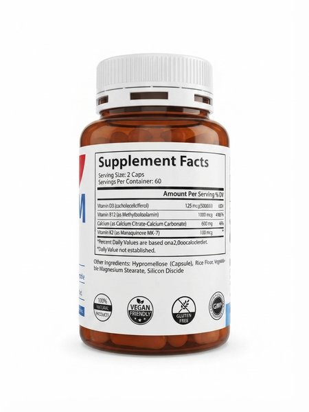 Calcium D3+K2+B12