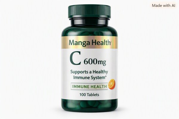 Vitamine C 600 mg (100 Tablets) – Manga Health