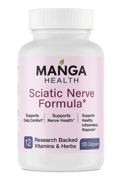 Sciatic Nerve Formula - Manga HEALTH® - 120 Capsules