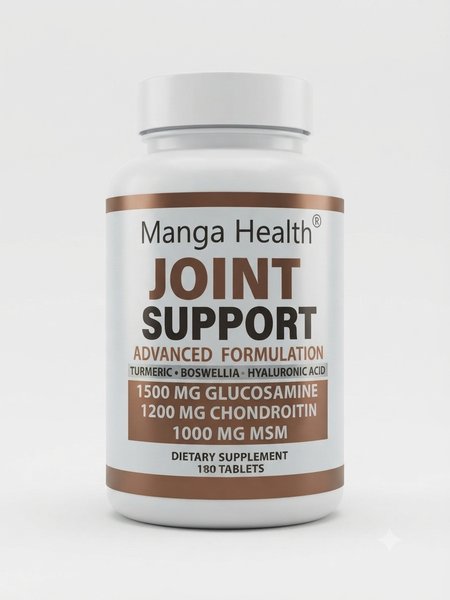 Joint Support - Advanced Formulation - Manga Health® - 180 Comprimés