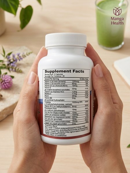 Fertility Support for Women | Soutien de la Fertilité & Bien-être Reproductif • 60 Gélules